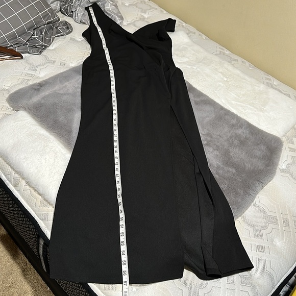 NEW WOOSEA XL Sleeveless V Neck Split Evening Cocktail Long Dress - Picture 10 of 11